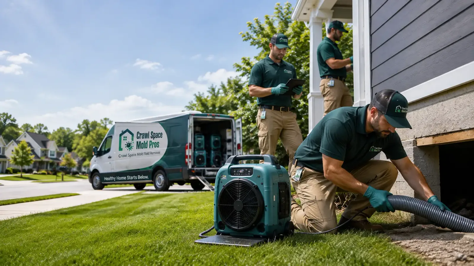 Crawl Space Mold Removal in Copeland, KS